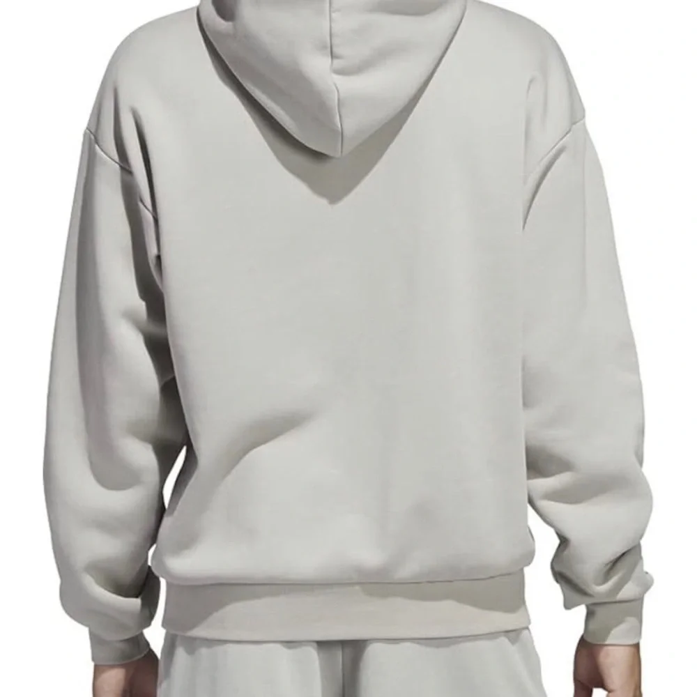 Adidas Men's Light Gray Pullover Hoodie